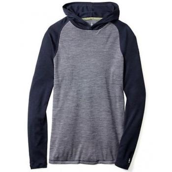 Термофутболка чоловіча Smartwool Merino 250 Baselayer Pattern Hoody Deep Navy, р.XL (SW 14010.092-XL) image