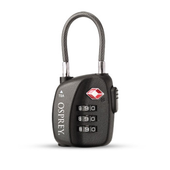 Замок Osprey Travel Sentry Cable Lock, Black (843820130058) image