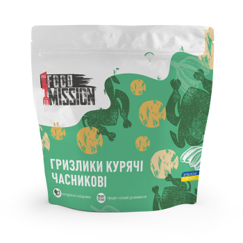 Гризлики курячі часникові Food Mission (4820260630511) image