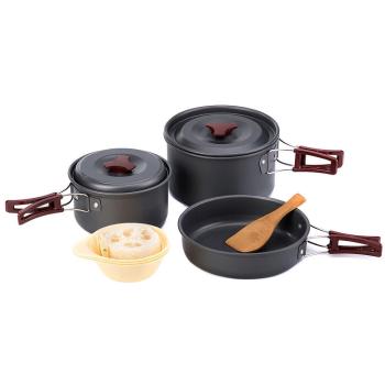 Набір посуду Naturehike 3-4 NH NH15T203-G, Carbon (6927595787205) image