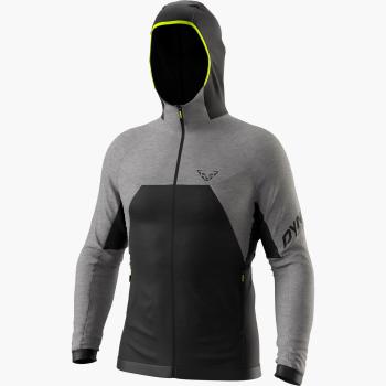 Чоловіча флісова кофта з рукавом реглан Dynafit Tour Wool Thermal M Hoody, Gray/Black, M (71362/0541 M) image
