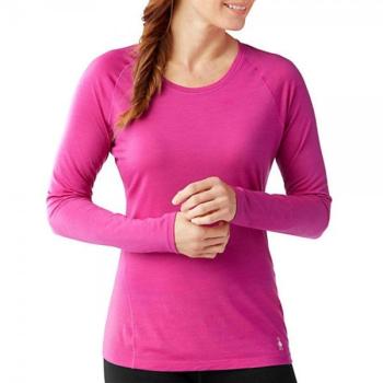 Термофутболка женская Smartwool Merino 150 Baselayer Pattern Long Sleeve Berry, р.L (SW 17256.044-L) image