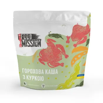 Каша гороховая с курицей Food Mission (4820260630368) image