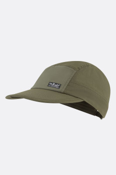 Кепка Rab Vista 5 Panel Cap, Army/Light Khaki, One Size (RB QAB-66-ALK-ONE) image