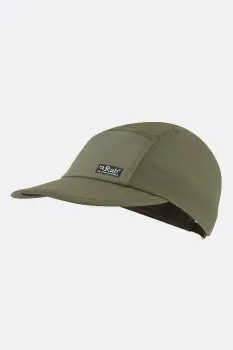 Кепка Rab Vista 5 Panel Cap, Army/Light Khaki, One Size (RB QAB-66-ALK-ONE) image