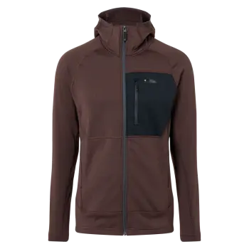 Чоловіча флісова кофта з рукавом реглан Black Diamond Factor Hoody, S - Port/Black (BD 744040.9174-S) image