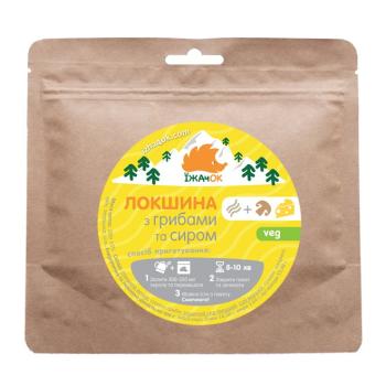 Локшина з сиром та грибами Їжачок (ЇЖ 1034) image