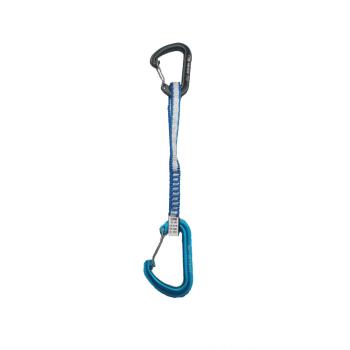 Відтяжка з карабінами First Ascent Helium Express DY 10 мм 18 см, Grey/Blue (FA 21D1 18 10) image