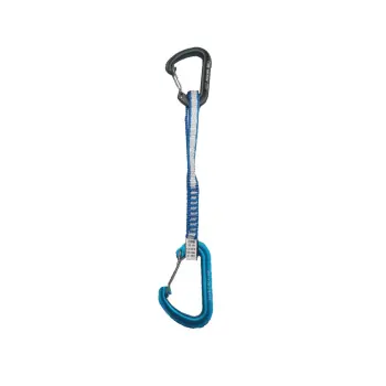 Оттяжка с карабинами First Ascent Helium Express DY 10 мм 18 см, Grey/Blue (FA 21D1 18 10) image