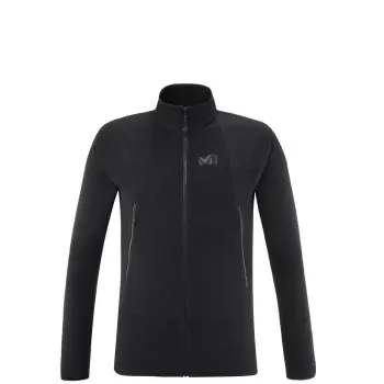 Чоловіча флісова кофта з рукавом реглан Millet K Lightgrid JKT, Black, XL (MIV 9467,0247-XL) image