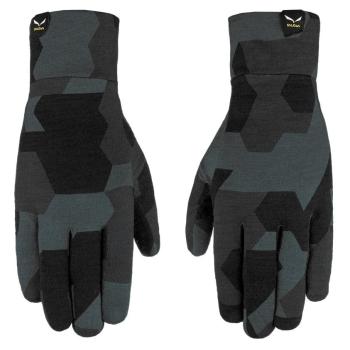 Перчатки Salewa Cristallo Liner Gloves, Black Out/Camou, L (28214/0923 L) image