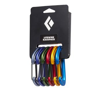 Набір карабінів Black Diamond LiteWire Rackpack, No color, One Size (BD 381127.0000) image