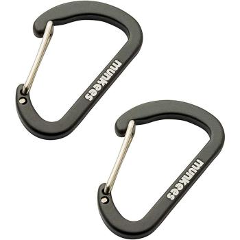 Карабін Munkees 3251 Flat Wiregate 4 mm x 40 mm Black (MNKS 3251-BK) image