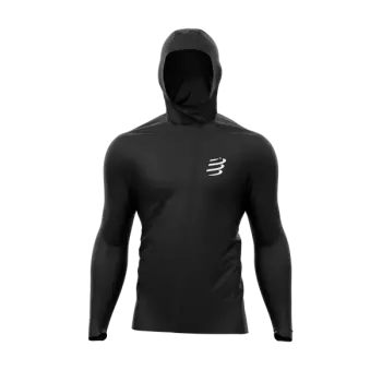 Мембранна чоловіча куртка Compressport Hurricane Waterproof 10/10 Jacket, Black, XS (AM00009B 990 0XS) image