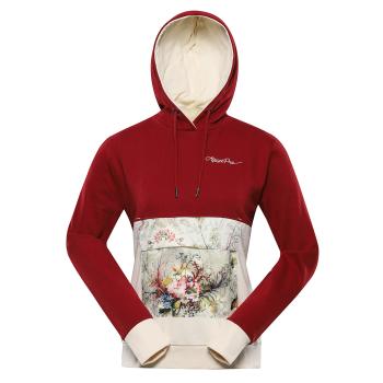 Жіноче худі з кишенею кенгуру Alpine Pro BORDA, Burgundy/Beuge, M (LSWB412431 M) image