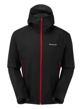Мембранна чоловіча куртка для трекінгу Montane Meteor Jacket, Black, L (5056237040734) image
