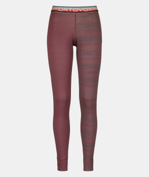 Термоштани жіночі Ortovox 185 ROCK'N'WOOL LONG PANTS W, mountain rose, M (8416400033) image