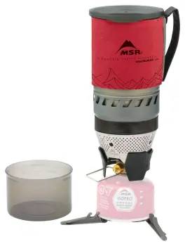 Система приготовления пищи MSR WindBurner StoveSystem, 1,0 L, Red (MSR 09219) image