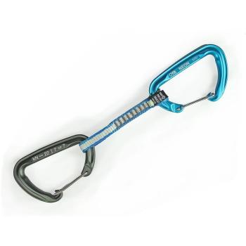 Відтяжка з карабінами First Ascent Neon Express DY 10 мм 11 см, Grey/Blue (FA 2413) image