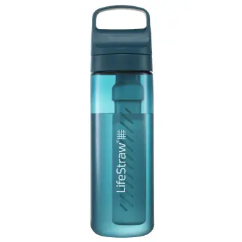 Бутылка-фильтр для воды LifeStraw Go Filter Bottle, 650 мл, Laguna Teal (LSW LGV422TLWW) image