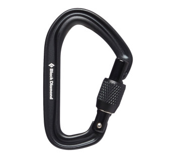 Карабин Black Diamond HotForge Screwgate Carabiner, Black, р. (BD 210161.0002) image