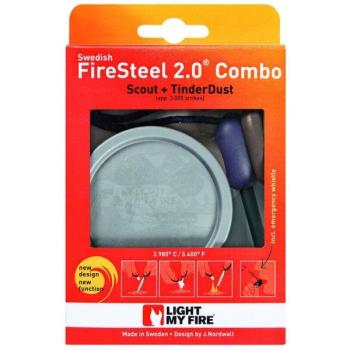 Кресало+тріски в банці Light My Fire FS Scout 2.0 + TinderDust Combo Navy (LMF 50593810) image