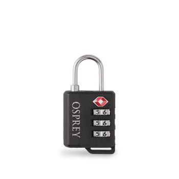 Замок Osprey Travel Sentry 3-Dial Padlock, Black (843820157857) image