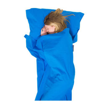 Вкладиш в спальник Lifeventure Cotton Mummy, 220 см, Blue (65530) image