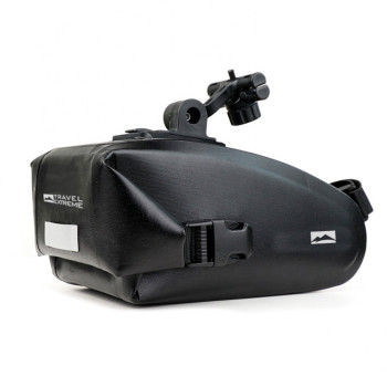 Велоcумка подседельная Travel Extreme Aqua seat 1,5L, Black (TE-В008) image