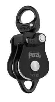 Блок-ролик с вертлюгом Petzl Spin L2, Black (PTZL P001CA01) image