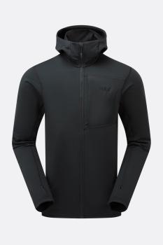 Чоловіча флісова кофта Rab Superflux Hoody, Black (Black), S (QFG-13-BKB-SML) image