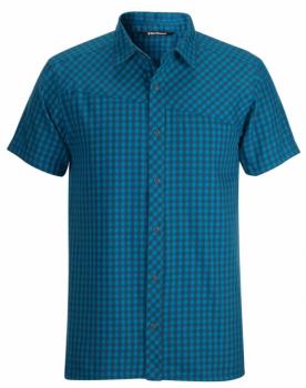 Сорочка чоловіча Black Diamond M SS Spotter Shirt, Sapphire/Azurite Gingham, L (BD MXZ6.912-L) image