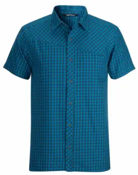 Рубашка мужская Black Diamond M SS Spotter Shirt, L - Sapphire/Azurite Gingham (BD MXZ6.912-L) image