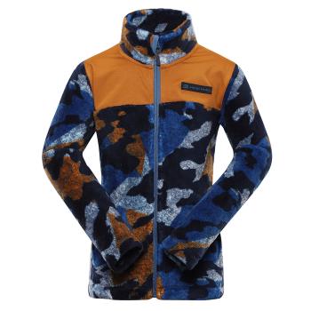 Кофта флісова дитяча Alpine Pro EFLINO, blue/orange, 104-110 (007.018.0026) image
