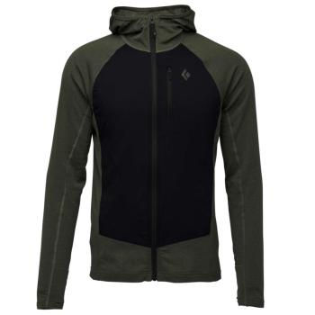 Флисовый реглан Black Diamond Men's Coefficient LT Hybrid Hoody, Tundra/Black, L (793661540908) image