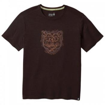 Футболка чоловіча Smartwool Merino 150 Le Tigre Tee Sumatra Brown, р. L (SW 16077.893-L) image