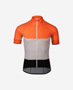 Велоджерсі POC Essential Road Light Jersey, Granite Grey / Zink Orange, M (PC 582128287MED1) image