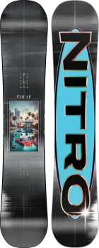 Сноуборд Nitro Cheap Thrills, Black, 152 cm (NTR 833232.BLK-152) image