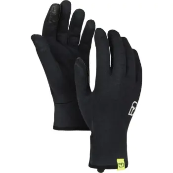 Рукавиці чоловічі Ortovox 185 Rock'n'wool Glove Liner M, Black Raven, L (025.001.1250) image