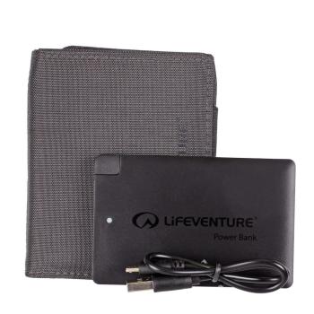 Кошелек с повербанком Lifeventure RFID Charger Wallet, Grey (LFV 68305) image
