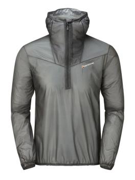 Мембранна куртка для бігу унісекс Montane Podium Pull-On, Charcoal, L (5056237032883) image