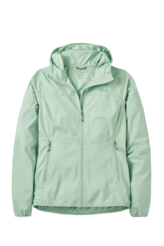 Вітровка жіноча Rab Windgather Hoody Wmns, Fig Green, 8 (RB QWS-85-FGR-08) image