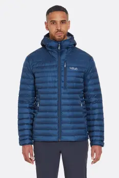 Чоловічий легкий пуховик Rab Microlight Alpine Jacket, Tempest Blue, SML (QDB-12-TMB-SML) image