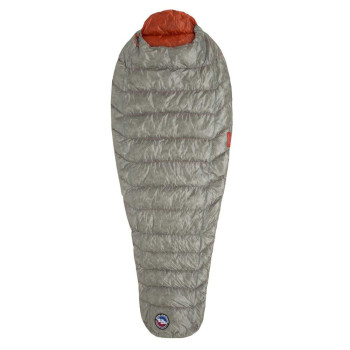Спальный мешок Big Agnes Pluton Ul 40 (9/4°C), 183 - Left Zip, gray/pumpkin (841487129194) image
