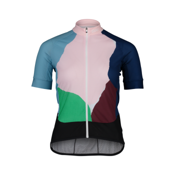 Джерсі жіноче POC W’s Essential Road Print jersey, Color Splashes Multi Opal/Basalt, L (PC 532948369LRG1) image