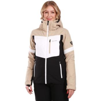 Гірськолижна жіноча мембранна куртка Kilpi VALERA-W, beige/white/black, 36 (WL0106KIBEG36) image