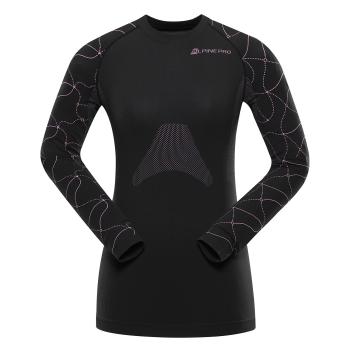 Термофутболка женская Alpine Pro KRIOSA 5, р.XL-XXL - Gray/purple (LUNU074 807PA) image