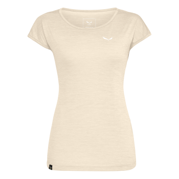 Футболка жіноча Salewa PUEZ MELANGE DRY W S/S TEE, Beige, 48/42 (XL) (013.012.1841) image