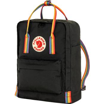 Рюкзак Fjallraven Kanken Rainbow, Black/Rainbow Pattern (7323450597948) image