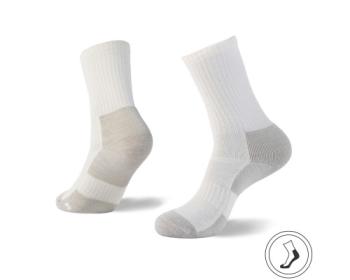 Туристичні шкарпетки Na Giean Medium Weight Crew, L (44-46), White (NGCM0001-L) image